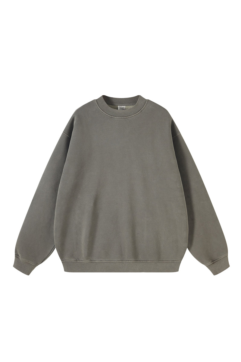 355G Washed Fleece Crew