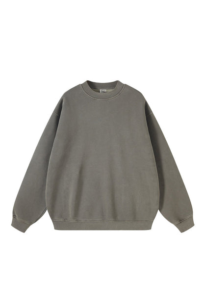 355G Washed Fleece Crew