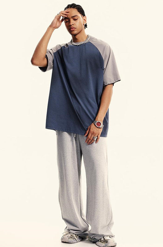380GSM Washed Stripe Side Sweatpants
