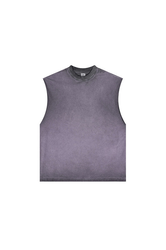 250GSM Washed Out Gradient Muscle Tee