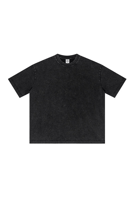 285GSM Pigment Dyed Washed Tee