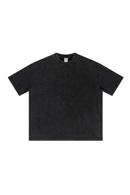 285GSM Pigment Dyed Washed Tee