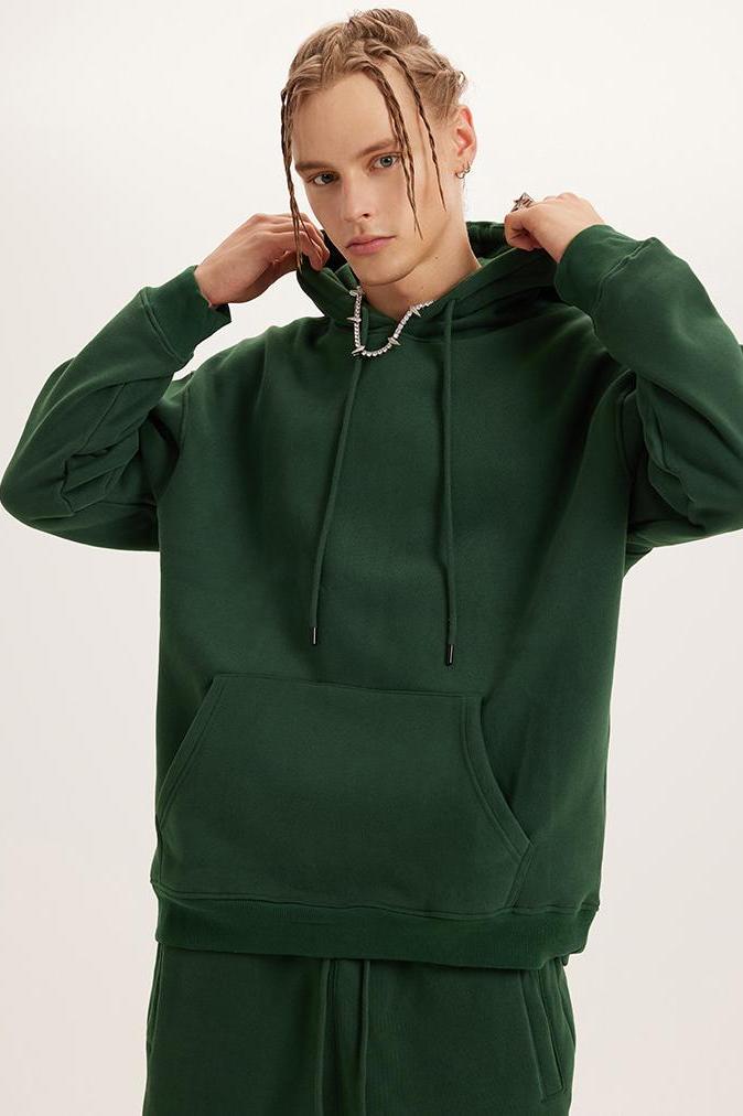 345G Basic Fleece Hoodie