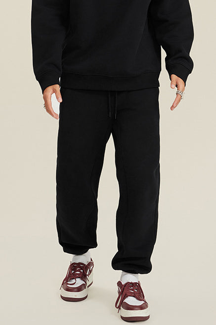 345G Fleece Solid Sweatpants
