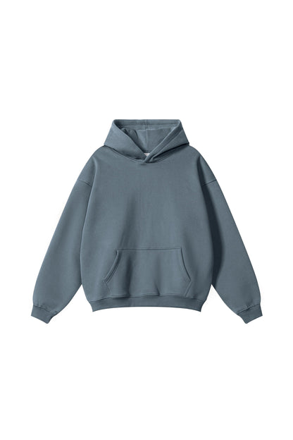 345GSM Fleece Solid Oversized Hoodie