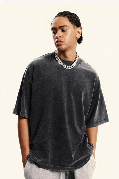 250GSM Distressed Gradient Washed Tee