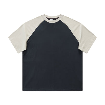 Contrast Sleeve Basic Tee