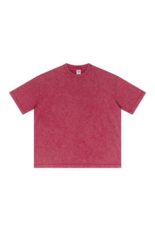 285GSM Pigment Dyed Washed Tee