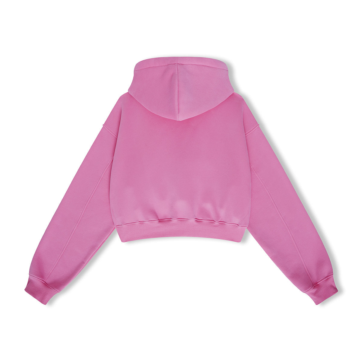 Basic Fleece Crop Hoodie