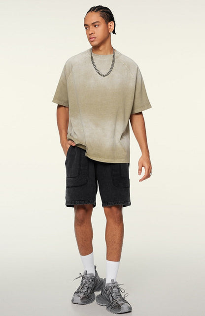 310GSM Gradient Sun Fade Tee