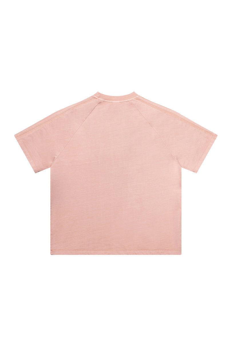 250GSM Pigment Dyed Side Stripe Tee