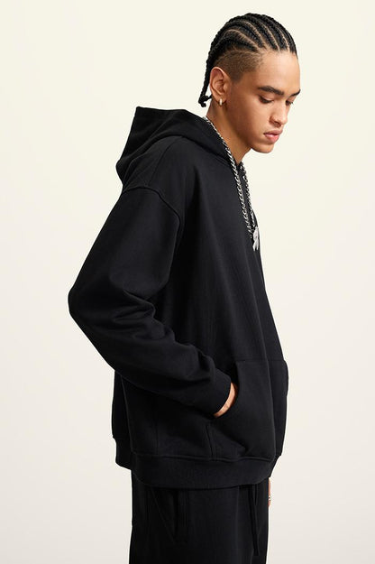 445G Solid Basic Hoodie
