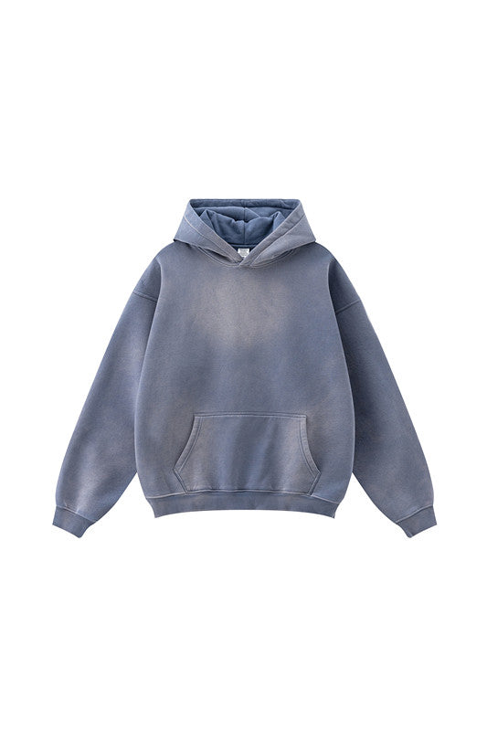 332GSM Gradient Sprayed Fleece Hoodie
