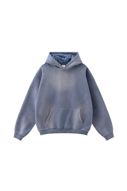 332GSM Gradient Sprayed Fleece Hoodie
