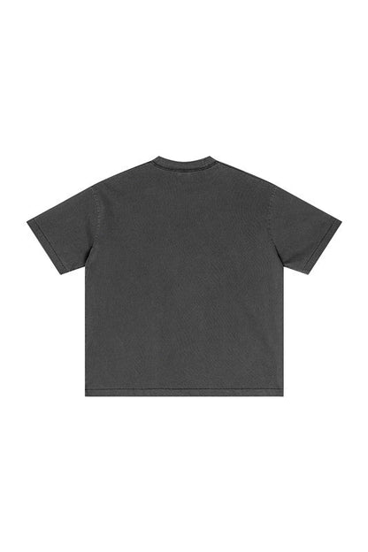 275GSM Pigment Dyed Distressed?Tee