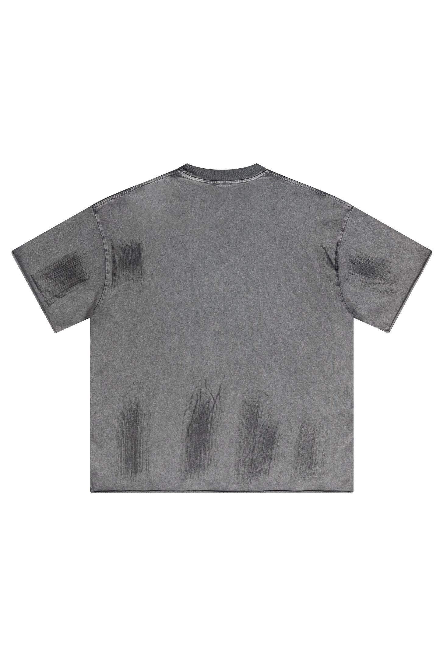 310GSM Brush Dyed Washed?Tee