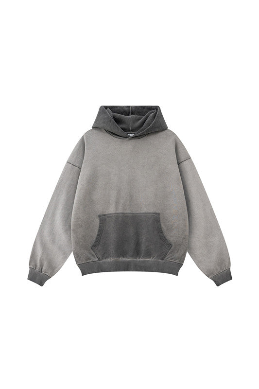 100% Cotton 380GSM Gradient Washed Hoodie