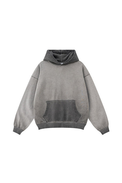 100% Cotton 380GSM Gradient Washed Hoodie