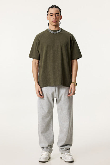 Slub Cotton 190GSM Solid Color Tee