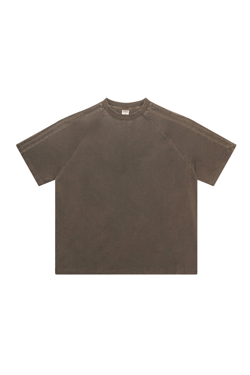 250GSM Pigment Dyed Side Stripe Tee