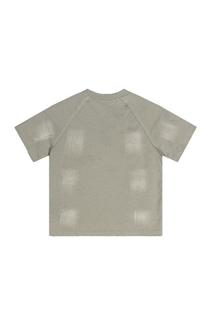 Kids 305GSM Brush Dyed Distressed Tee