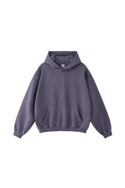 100% Cotton 380GSM Washed  Hoodie