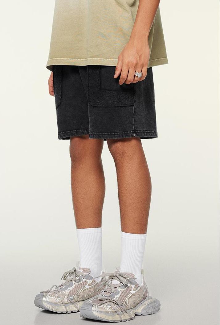 350GSM Washed Patchwork Short