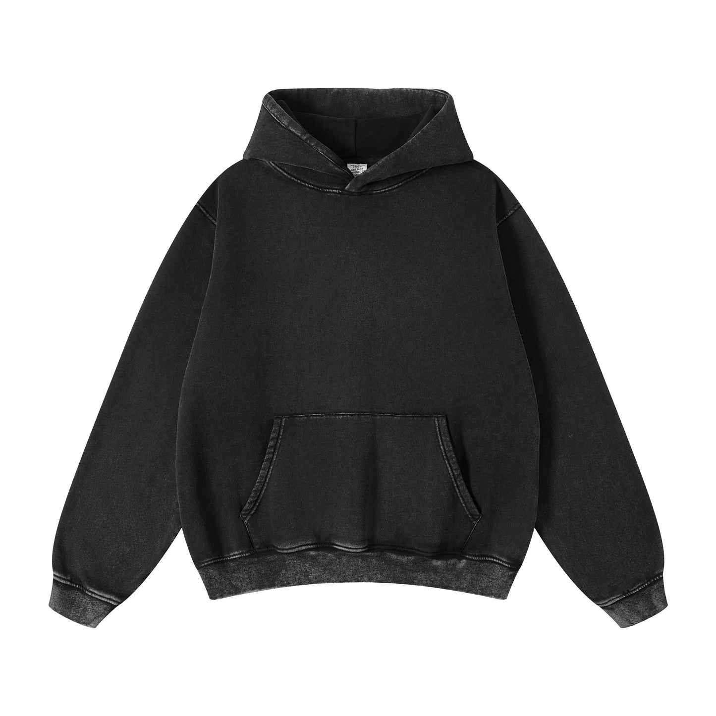 355G Washed Fleece Hoodie