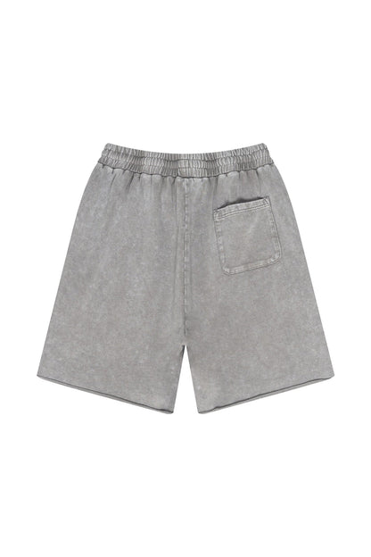 310GSM Pigment Dyed Distressed Washed Short