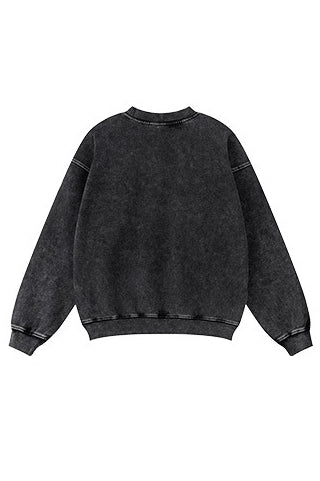 100% Cotton 380GSM Vintage Washed Crew