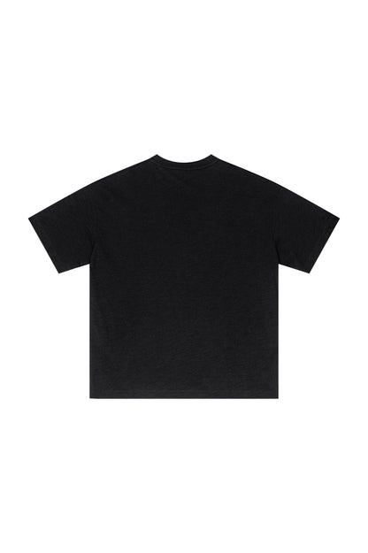 Slub Cotton 190GSM Solid Color Tee