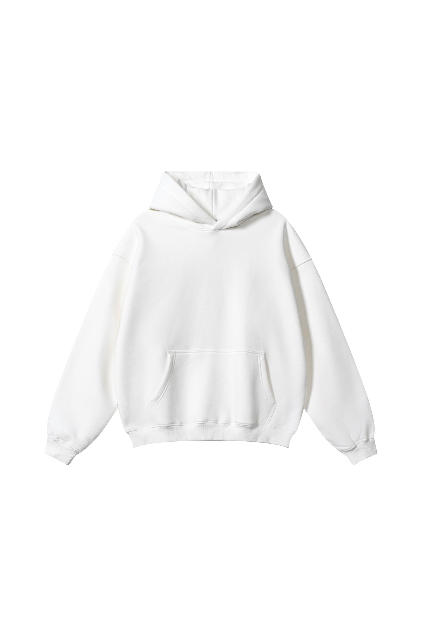 345GSM Fleece Solid Oversized Hoodie