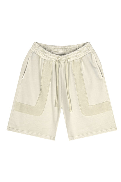 350GSM Washed Patchwork Short