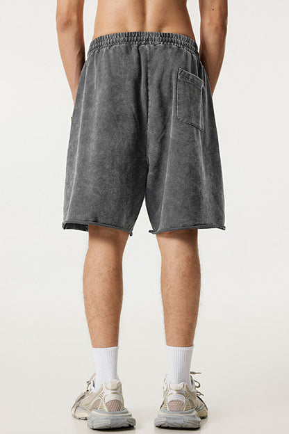 310GSM Pigment Dyed Distressed Washed Short