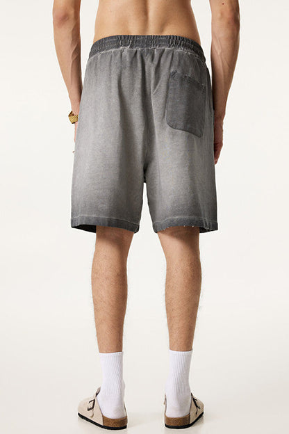 310GSM Gradient Washed Distressed Short