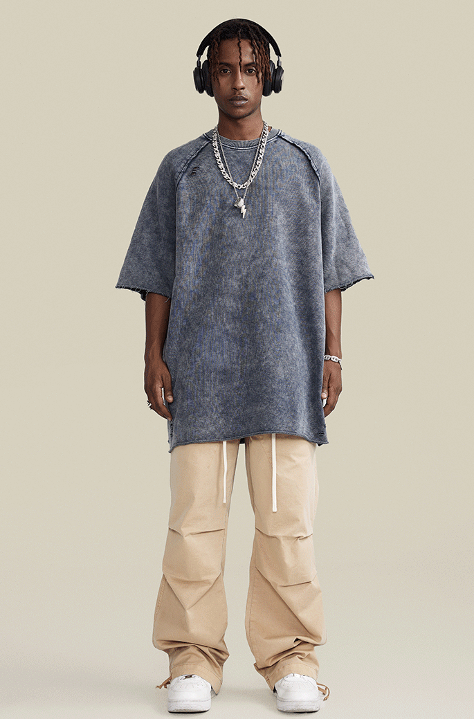 Washed Distressed Tee