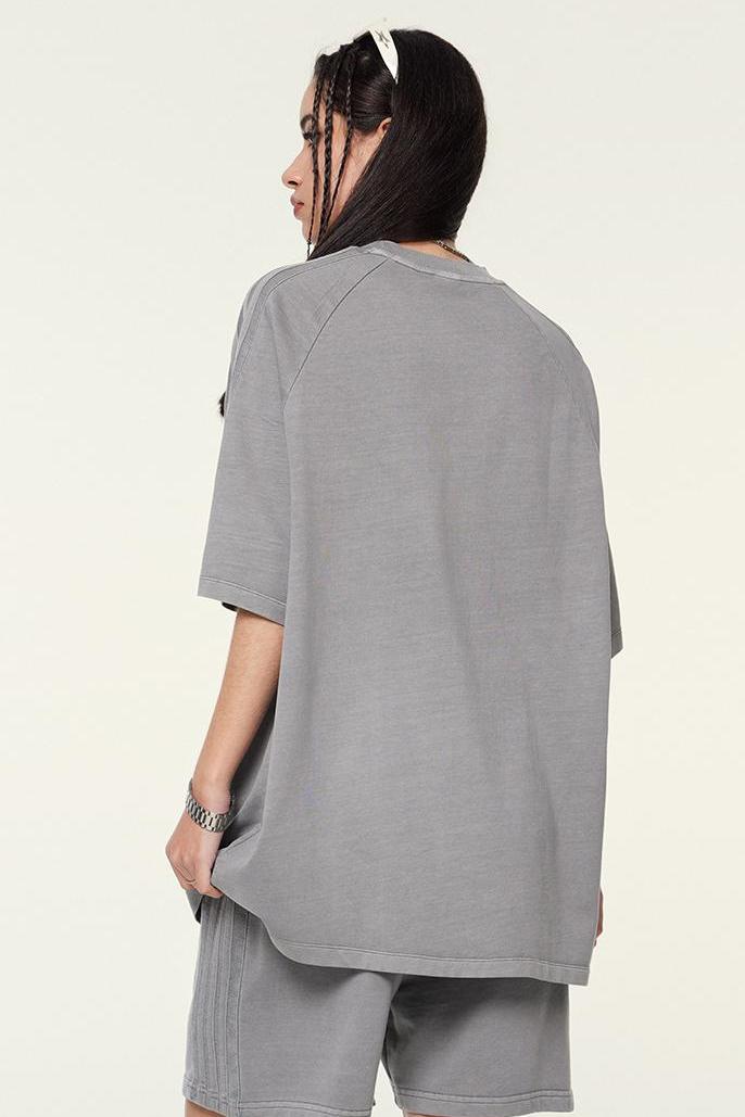 250GSM Pigment Dyed Side Stripe Tee