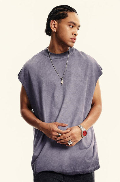 250GSM Washed Out Gradient Muscle Tee