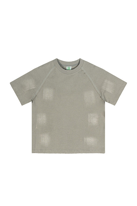 Kids 305GSM Brush Dyed Distressed Tee