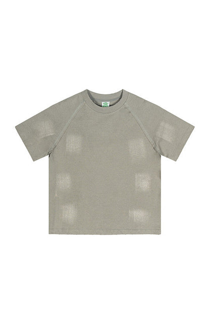 Kids 305GSM Brush Dyed Distressed Tee
