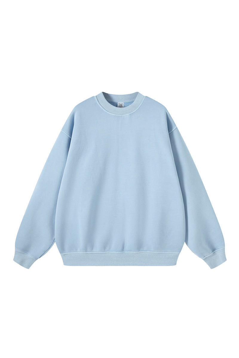 355G Washed Fleece Crew