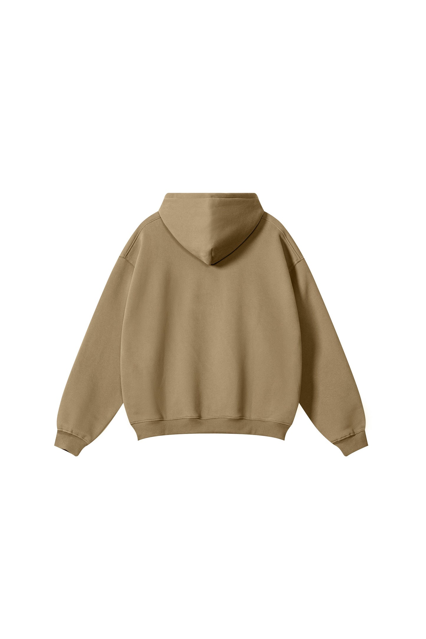 345GSM Fleece Solid Oversized Hoodie
