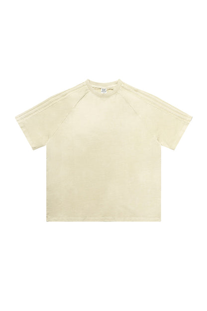 250GSM Pigment Dyed Side Stripe Tee