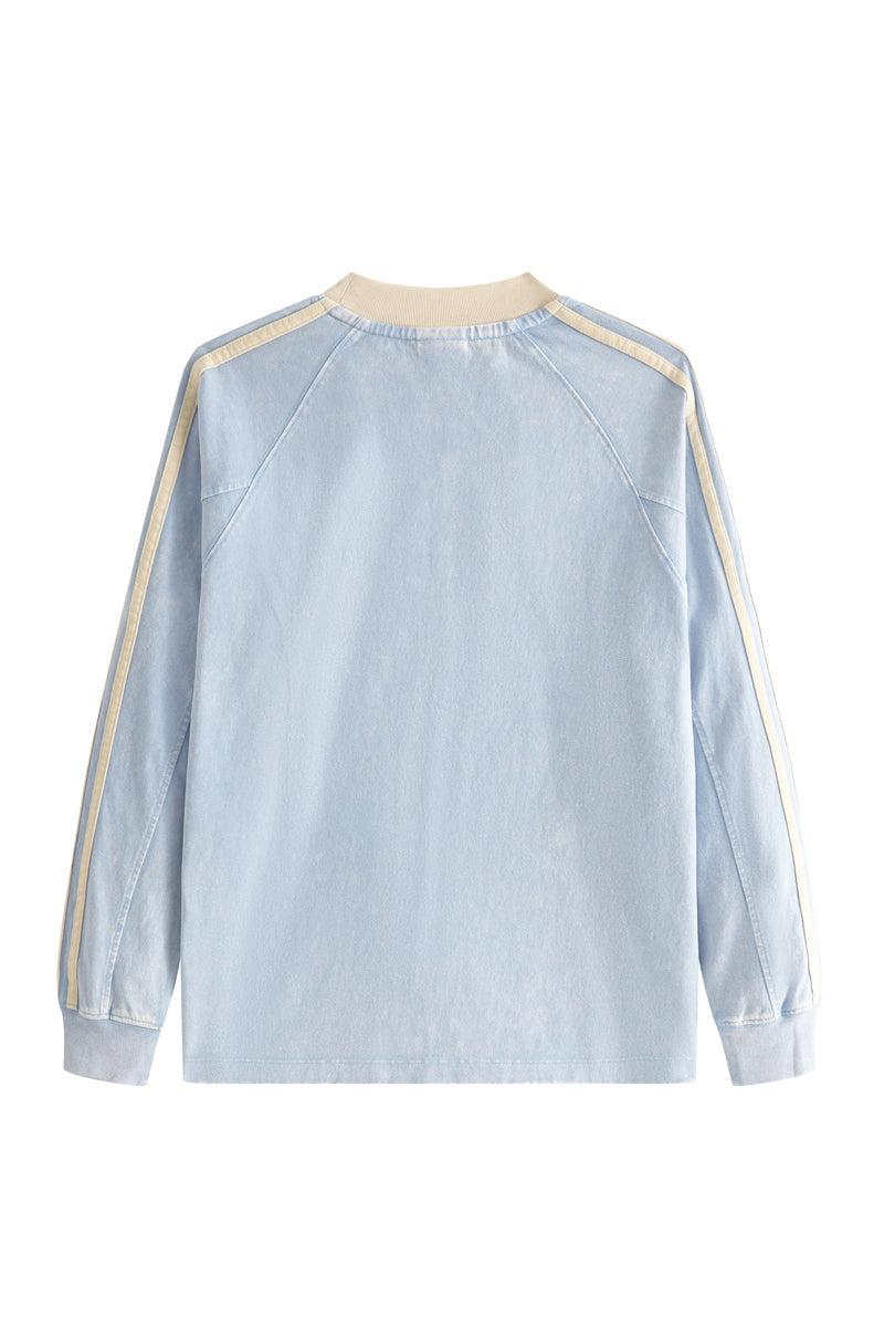 Kids Washed Stripe Crew