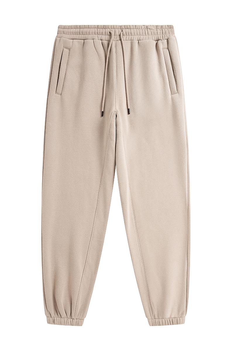 345G Fleece Solid Sweatpants