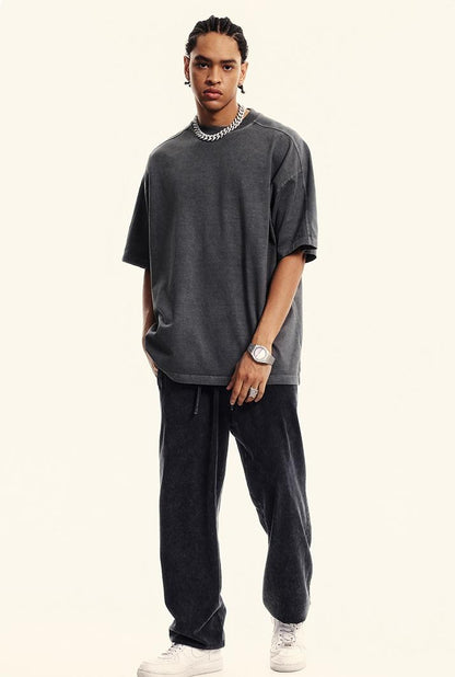 310GSM Patchwork Washed Out Tee