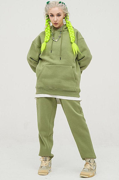 345G Basic Fleece Hoodie