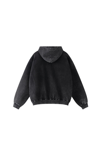332GSM Stripe Designed Fleece Hoodie