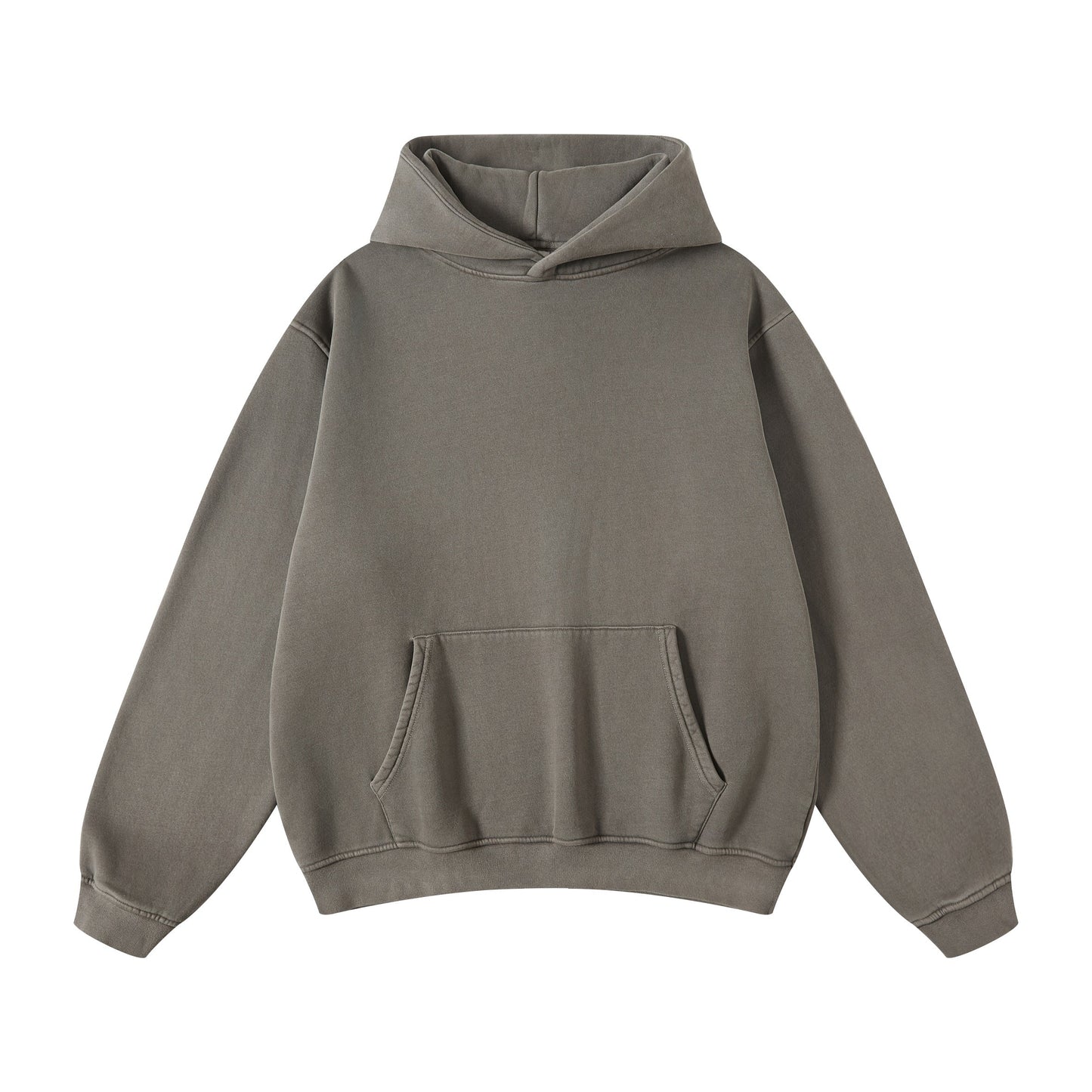 355G Washed Fleece Hoodie