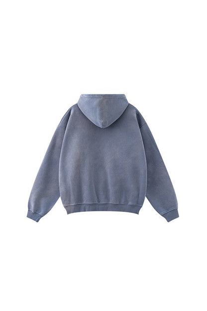 332GSM Gradient Sprayed Fleece Hoodie